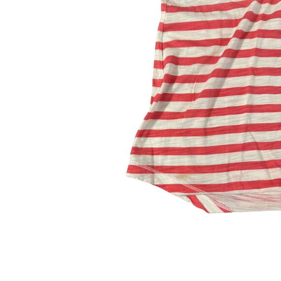 Banana Republic Pink Ombre Stripe Tee XL 3/4 Sleeve Summer Watercolor Dream - Picture 5 of 6